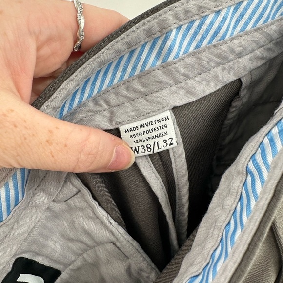 Foot Joy | FJ Men's Gray Athletic Golf Pants - Picture 7 of 8